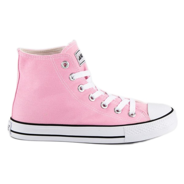 Andy Z Tenisi clasici deasupra gleznei roz