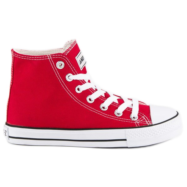 Andy Z Tenisi clasici deasupra gleznei roșu