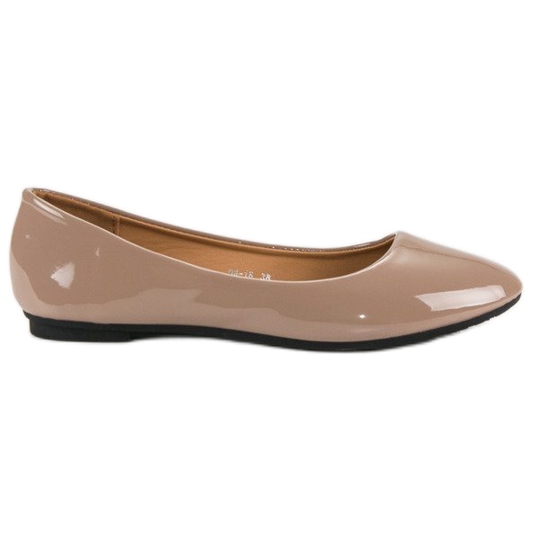 Ch. Creation Balerine lăcuite maro