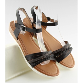 Sandale negre pentru femei 620-29 negre negru