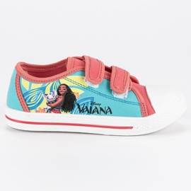 Adidași Velcro Vaiana albastru roz