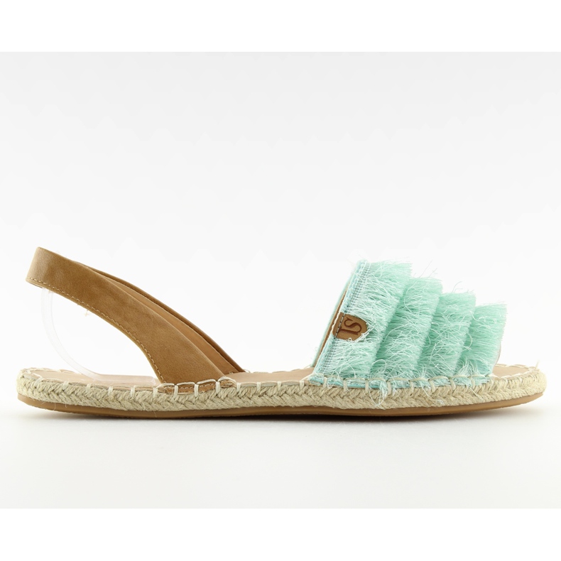 Espadrile în stil caraibian Mint 8413 Mint verde