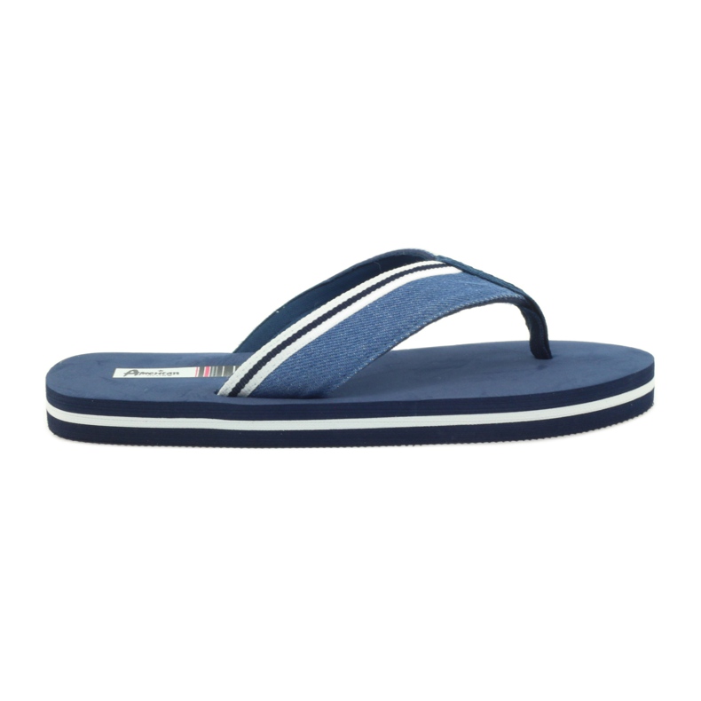 American Club Flip-flops de spumă pentru femei americane albastru marin