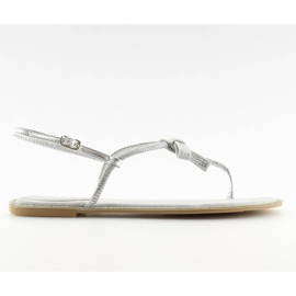 Sandale gri pentru femei flip-flops 17715 Grigio