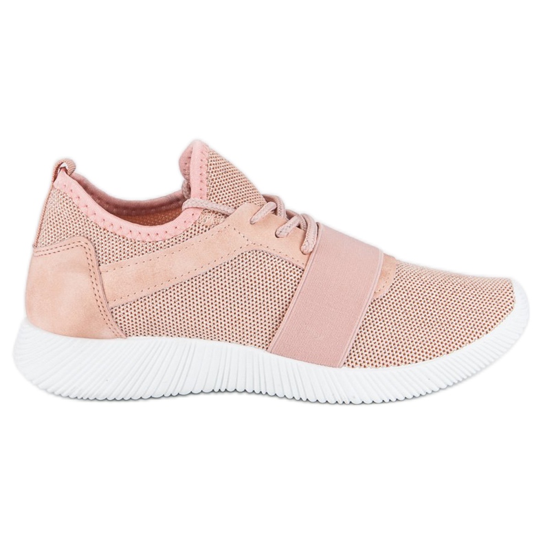 Pantofi sport slip-on roz