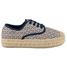 Corina Espadrile înnodate multicolor Corina Espadrile înnodate multicolor