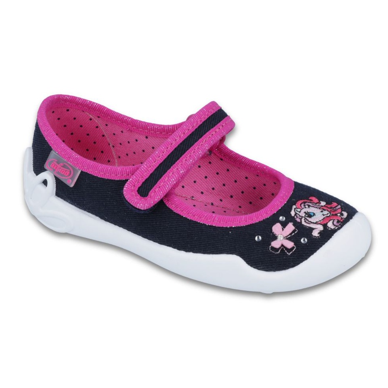 Pantofi copii Befado 114X304 roz albastru marin