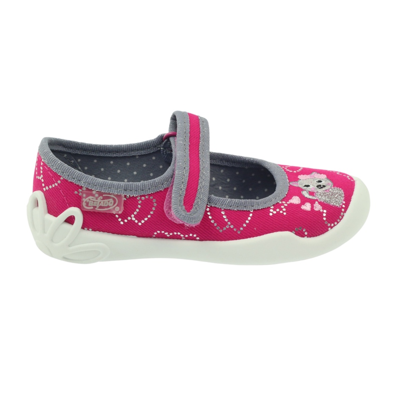 Pantofi copii Befado 114X308 gri roz Pantofi copii Befado 114X308 gri roz