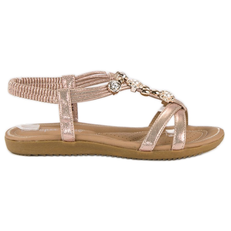 Super Mode Sandale de dama elegante roz Super Mode Sandale de dama elegante roz