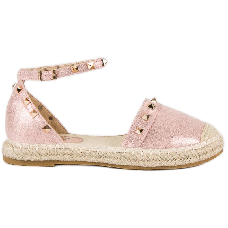 Fama Sandale espadrile roz