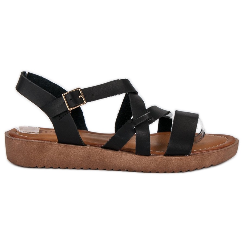 Licean Sandale negre casual negru