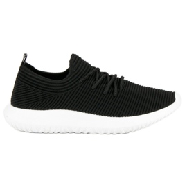 Anesia Paris Pantofi sport la modă negru Anesia Paris Pantofi sport la modă negru