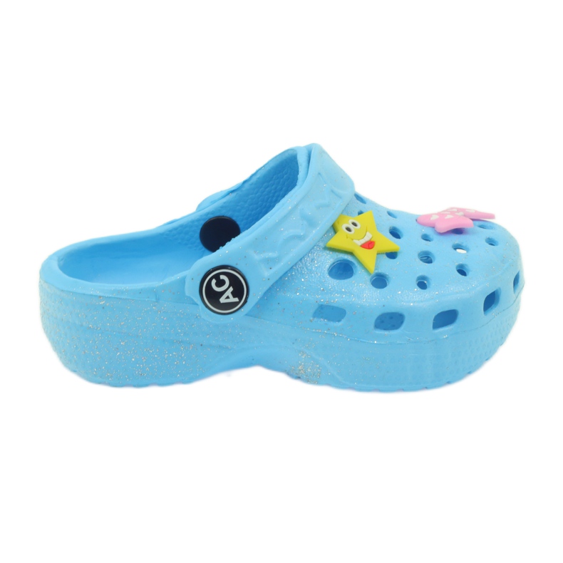 American Club Papuci de croșetat albastru american