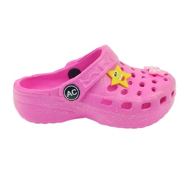 American Club Papuci copii crocodili americani roz American Club Papuci copii crocodili americani roz