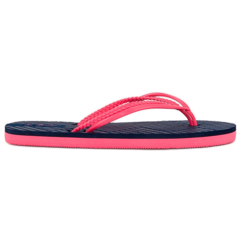 Ax Boxing Flip-flops din cauciuc albastru roz
