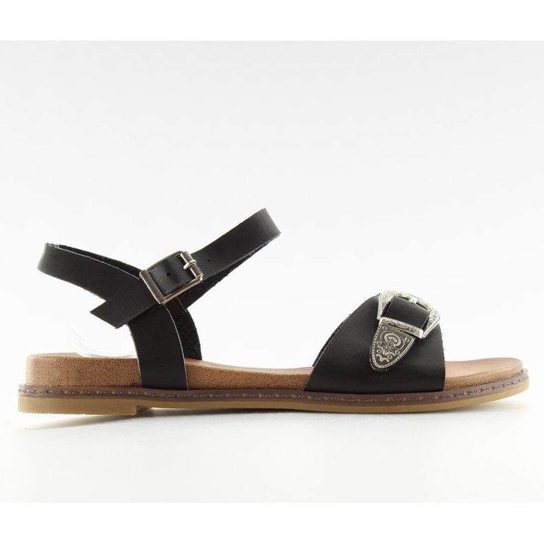 Sandale de dama negre F5910 negre negru