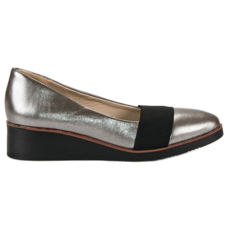 VINCEZA Balerini argintii gri