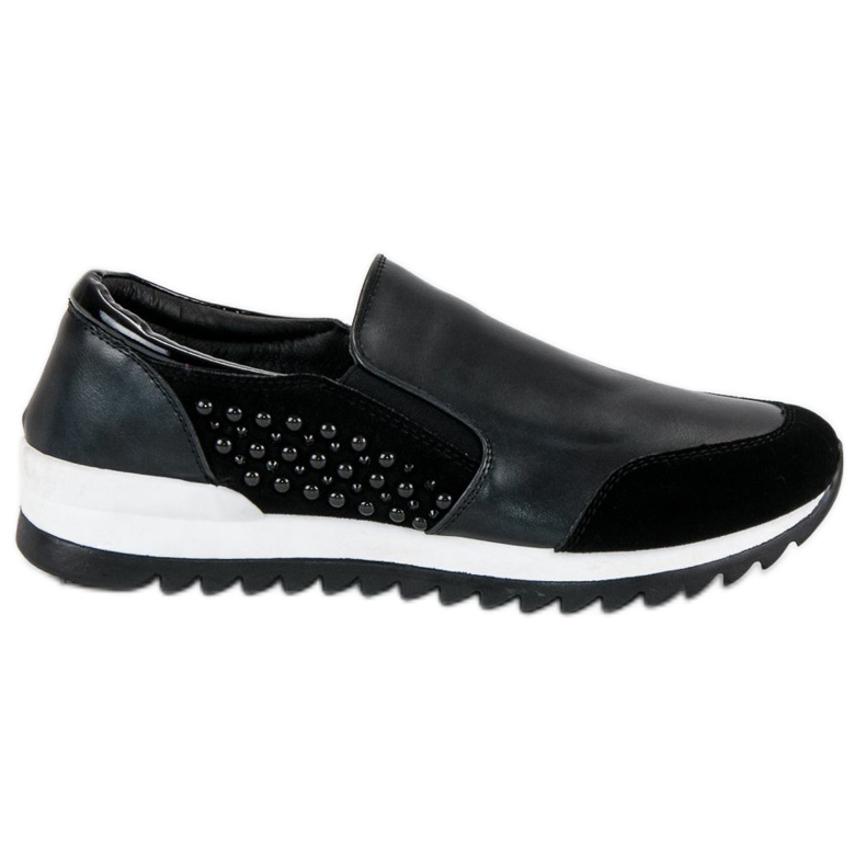 Pantofi sport slip-on Vinceza negru