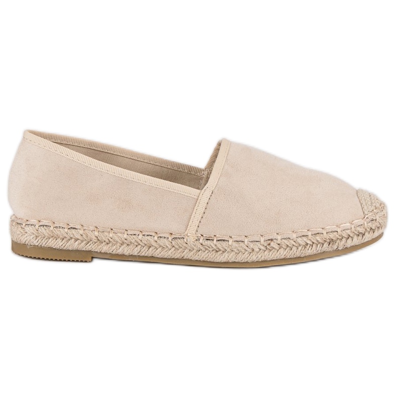 Sweet Shoes Espadrile din piele intoarsa bej Sweet Shoes Espadrile din piele intoarsa bej