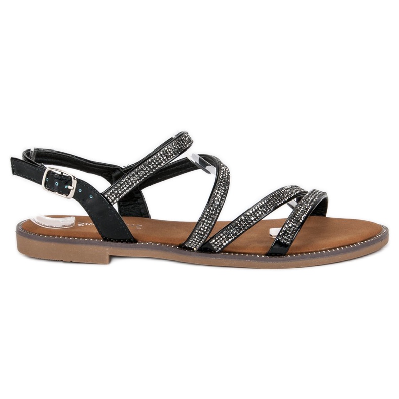 Sweet Shoes Sandale negre de dama negru