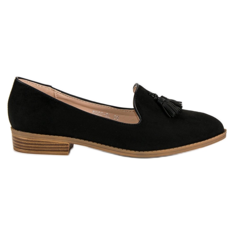 SDS Lordi de piele intoarsa la moda negru