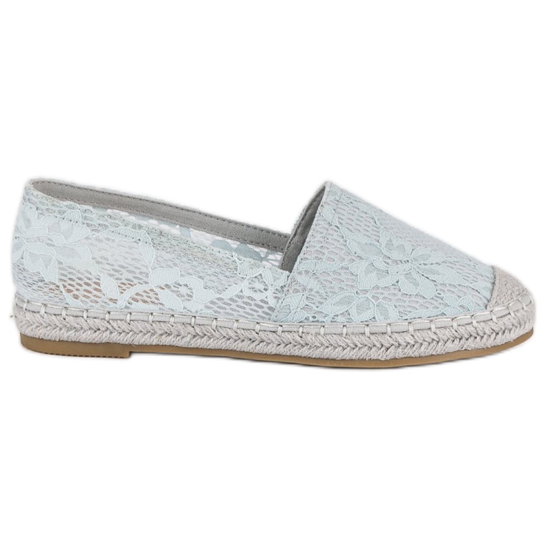 Seastar Espadrile din dantelă gri Seastar Espadrile din dantelă gri