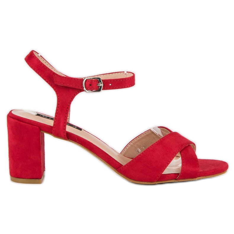 Milaya Sandale roșii pe un stâlp roșu