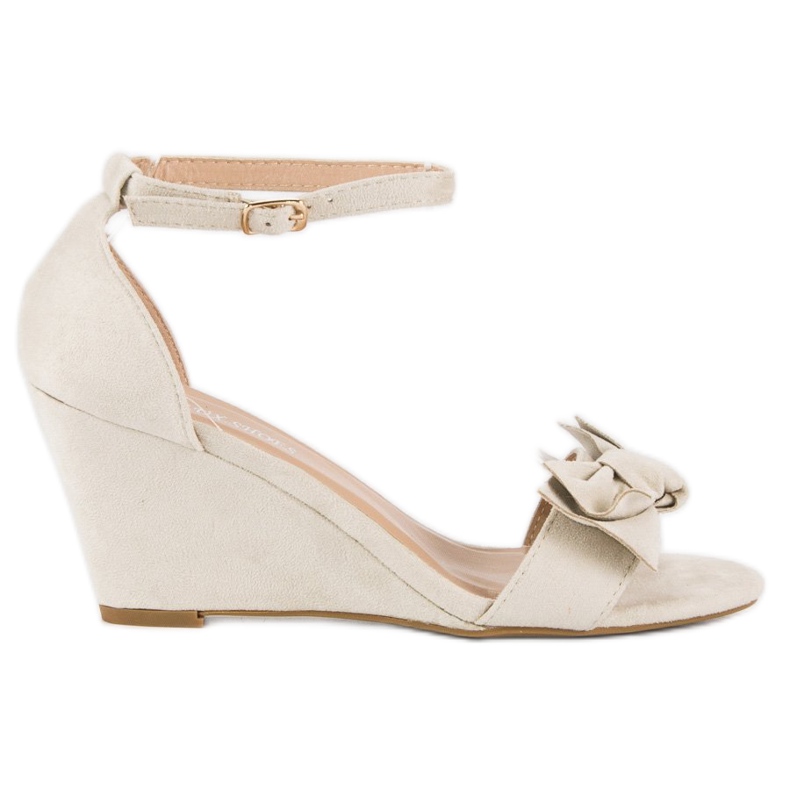 L. Lux. Shoes Sandale cu pană elegante maro