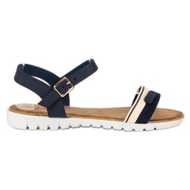 Top Shoes Sandale casual dama albastru marin Top Shoes Sandale casual dama albastru marin