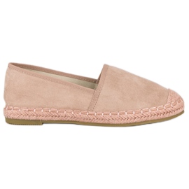 Nio Nio Espadrile din piele intoarsa roz Nio Nio Espadrile din piele intoarsa roz
