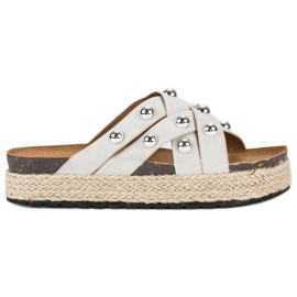 Sergio Todzi Papuci cu strasuri gri Sergio Todzi Papuci cu strasuri gri