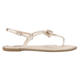 Via Giulia  Flip-flops eleganti maro Via Giulia  Flip-flops eleganti maro