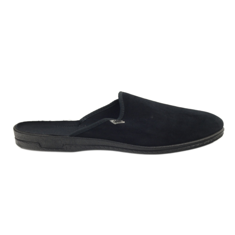 Befado Papuci de catifea negru 715M009