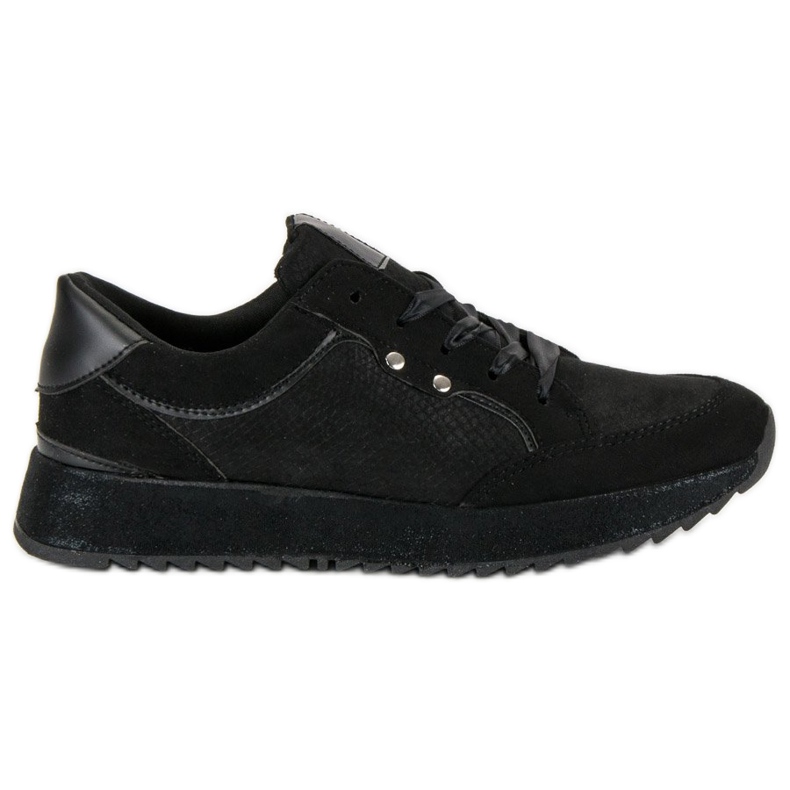 Mckeylor Pantofi sport cu legat negru