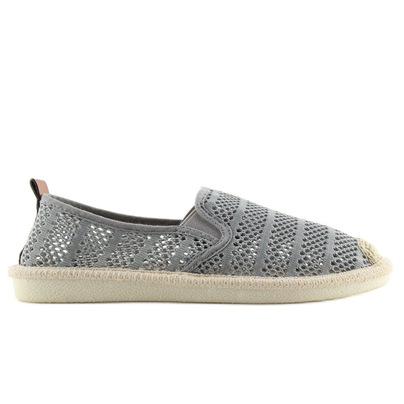 Espadrile din plasă gri F01B Gri Espadrile din plasă gri F01B Gri