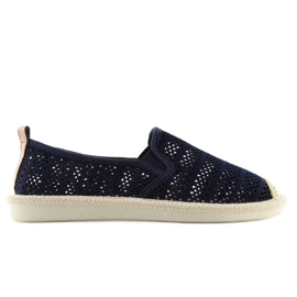 F01B Espadrile din plasă bleumarin bleumarin albastru marin F01B Espadrile din plasă bleumarin bleumarin albastru marin