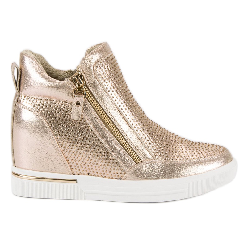 Adidași cu fermoar galben Adidași cu fermoar galben