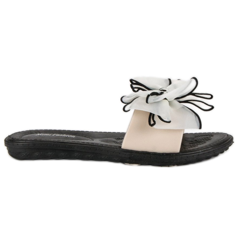 Papuci cu fundita maro Papuci cu fundita maro