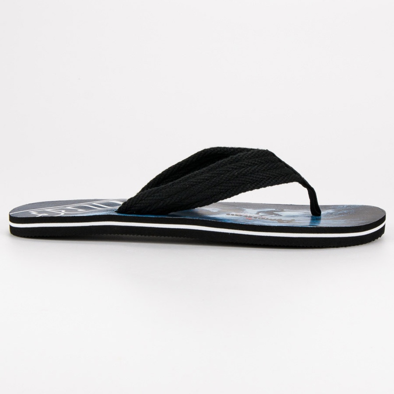 American Club Flip-flops americani pentru bărbați negru