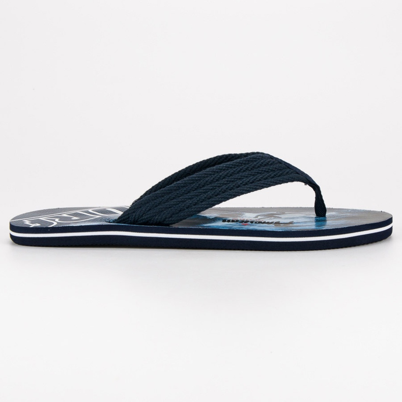 American Club Flip-flops americani pentru bărbați albastru