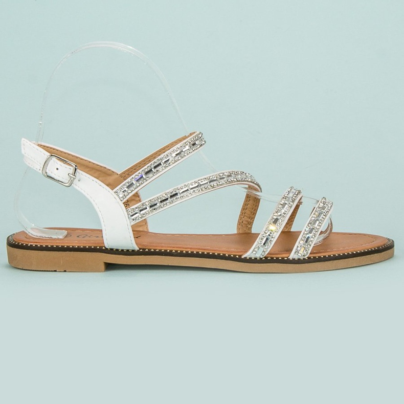 Girlhood Sandale albe elegante