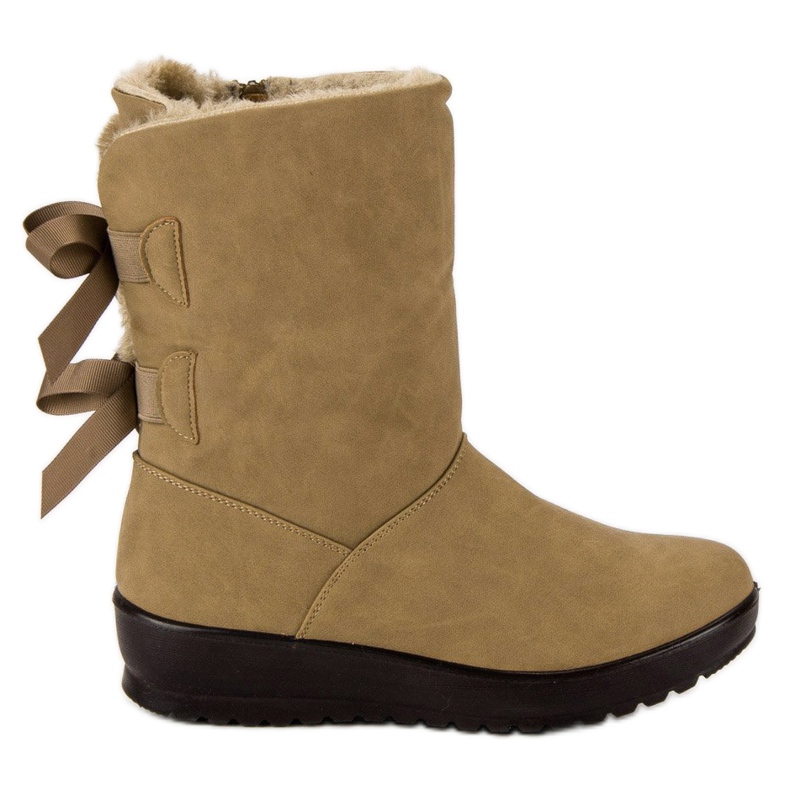 Cizme de zapada calduroase cu fermoar verde Cizme de zapada calduroase cu fermoar verde