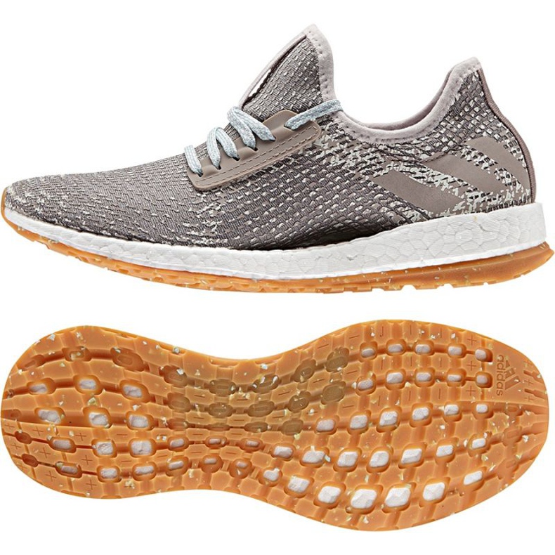 Pantofi de alergare adidas PureBoost X Atr W gri