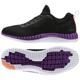 Pantofi de alergare Reebok Print Run Prime W negru violet Pantofi de alergare Reebok Print Run Prime W negru violet