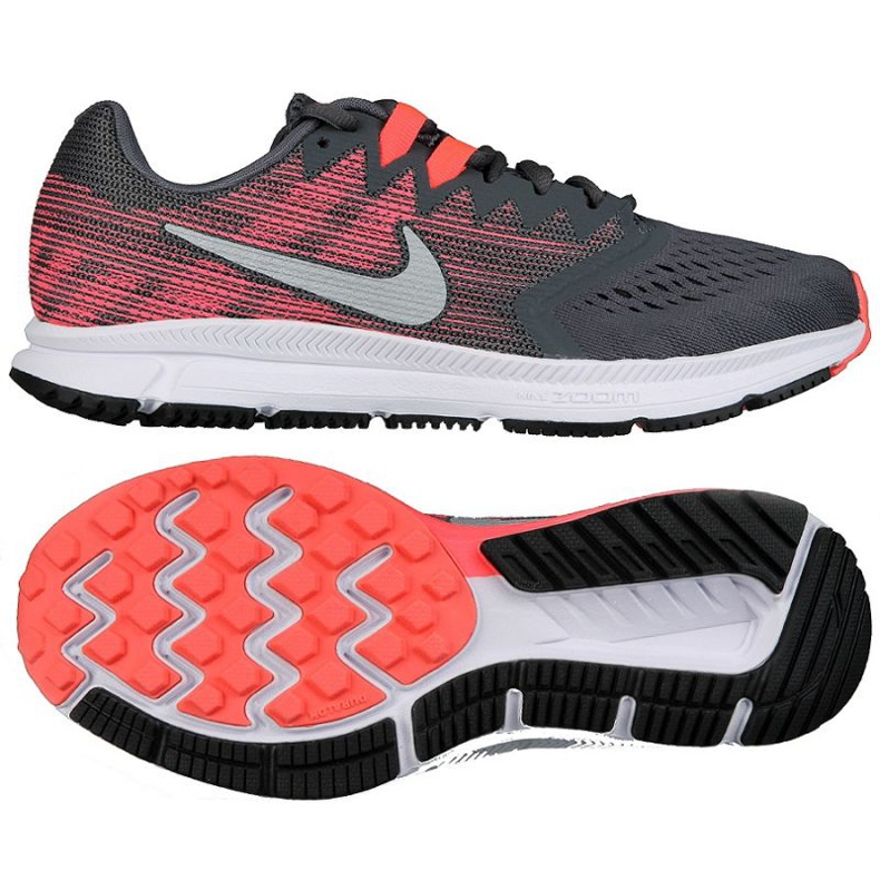 Pantofi de alergare Nike Wmns Zoom Span 2 W gri roz