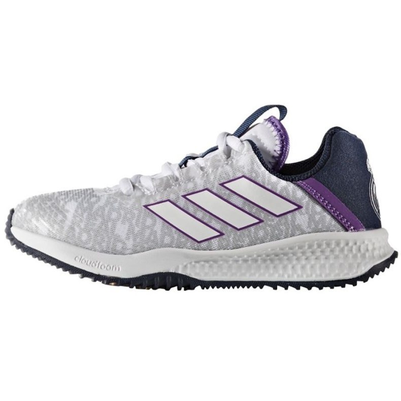 Pantofi Adidas Rapida Turf Real Madrid Fc Jr BA9699 alb alb