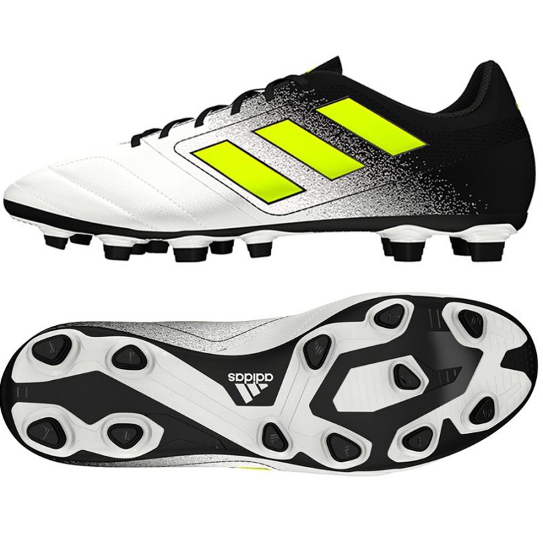 Ghete de fotbal adidas Ace 17.4 FxG M. alb