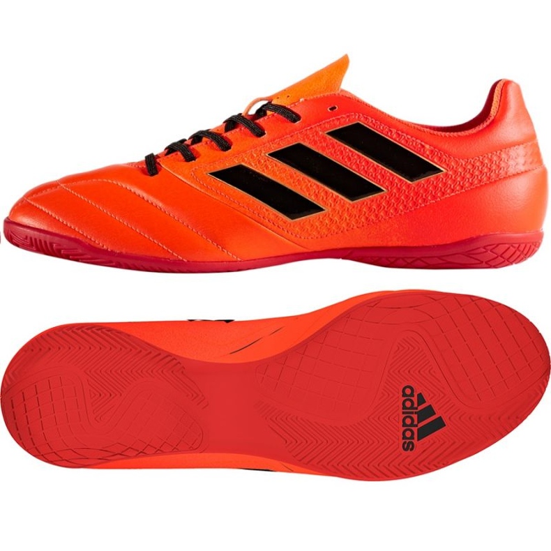 Pantofi de sală adidas Ace 17.4 În M S77101 multicolor portocale si rosii