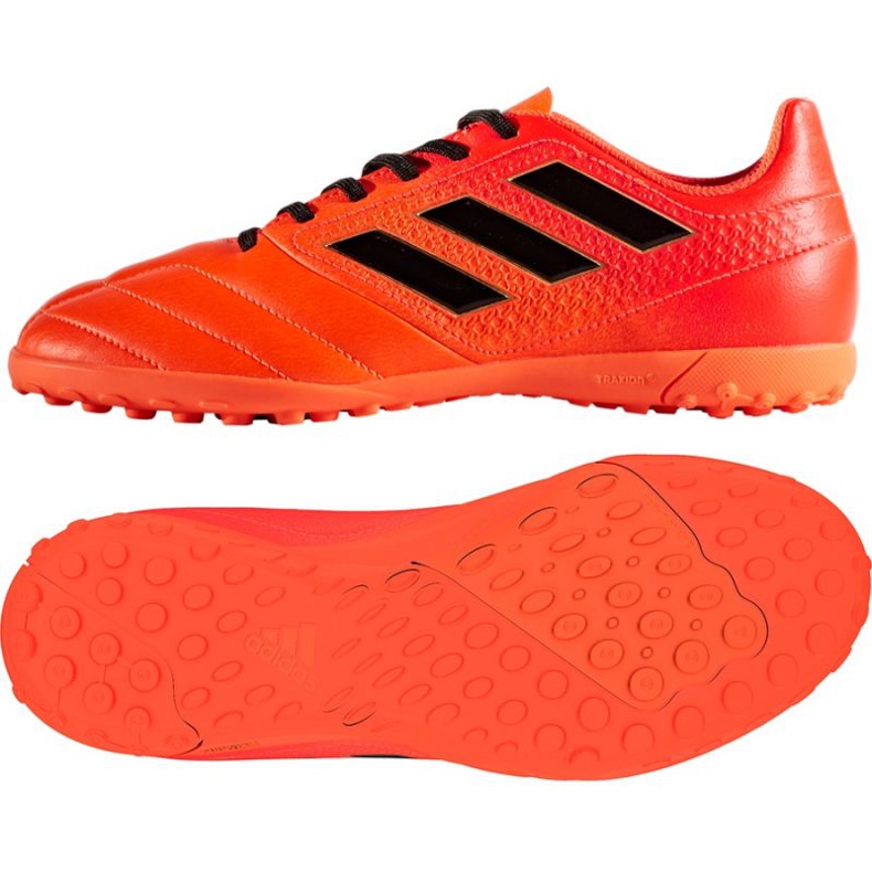 Ghetele de fotbal adidas Ace 17.4 Tf Jr. roșu