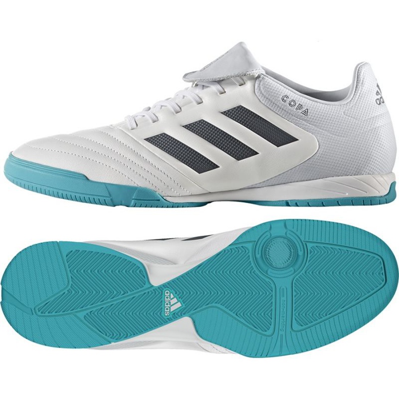 Pantofi de sală adidas Copa Tango 17.3 In M alb